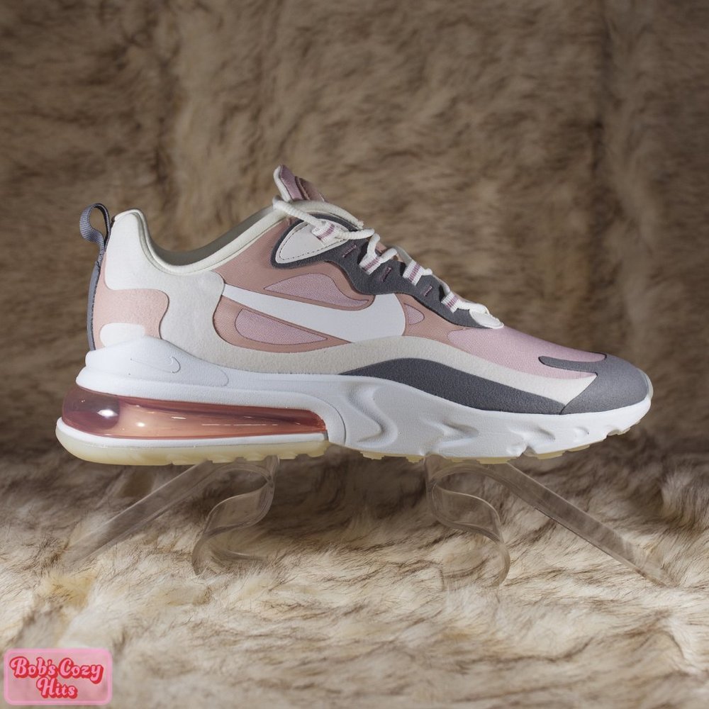 Nike Air Max 270 React Plum Chalk Women's Size 12 - Picture 3 of 12